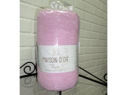 Простыня махровая 180*200+2/50*70 &quot;Maison D`or&quot; розовая