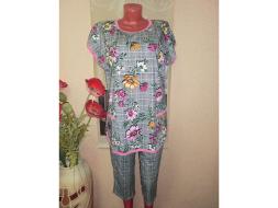 Домашний костюм футболка +бриджи КД 049