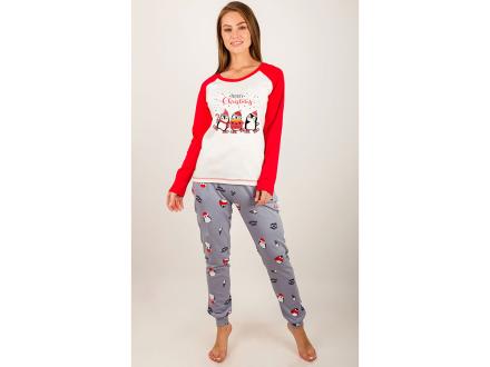 Домашний костюм футболка с длинным рукавом + брюки 2157