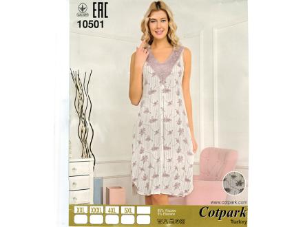 Ночная сорочка на лямках 10501