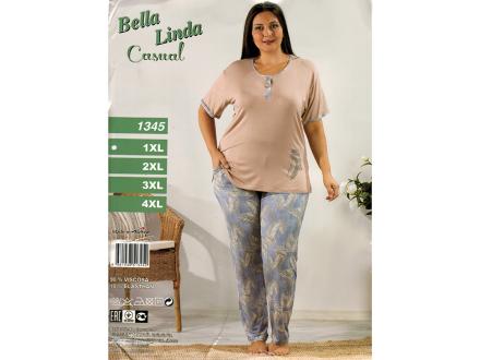 Домашний костюм футболка + брюки 1345