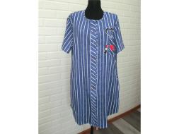 Халат трикотажный на пуговицах Л-46