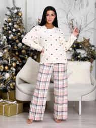 Домашний костюм футболка длинный рукав+брюки 450А