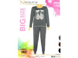 Домашний костюм футболка с длинным рукавом + брюки 84977