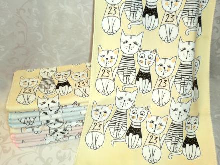 Полотенце Кошки микрофибра  33*75 Китай (12 шт)