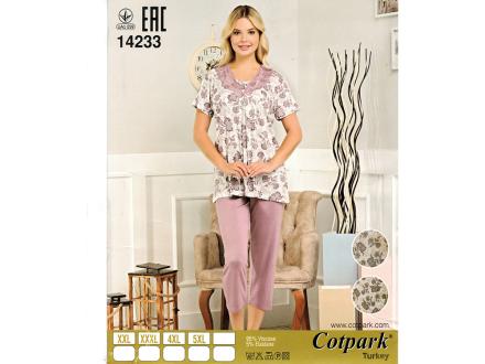 Домашний костюм футболка+бриджи 14233