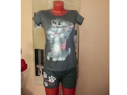 Домашний костюм футболка + шорты 307