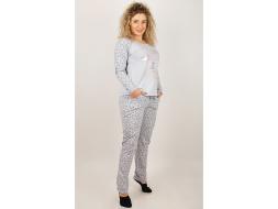 Домашний костюм футболка с длинным рукавом + брюки 2171