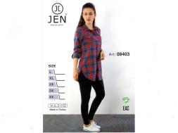 Домашний костюм рубашка + лосины 8403