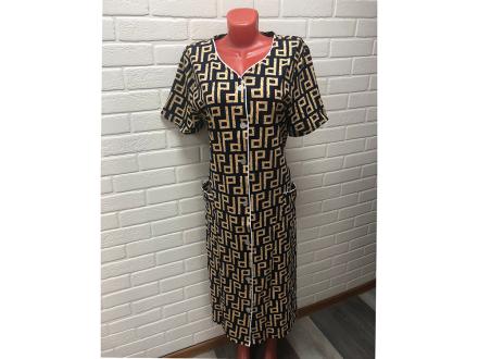 Халат трикотажный на пуговицах Белек 020