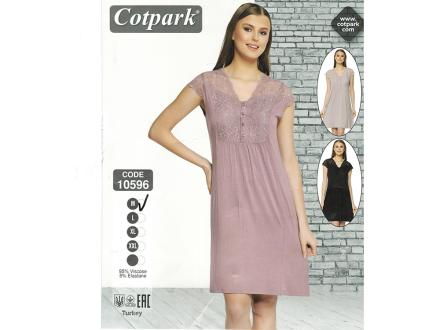 Ночная сорочка с рукавом 10596