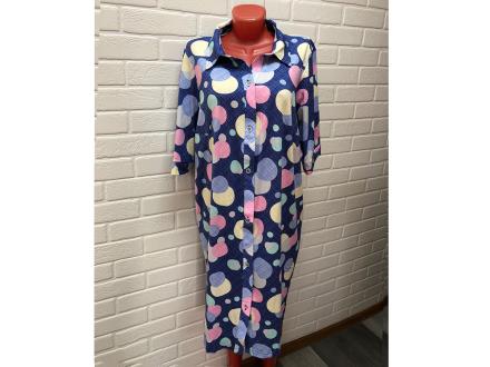 Халат трикотажный на пуговицах Белек 101