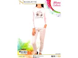 Домашний костюм футболка с длинным рукавом + брюки 96277