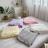 Покрывало с рюшкой Somio home 200*230+наволочки 50*70х2 лавандовый мусс