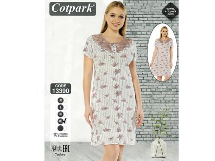 Ночная сорочка с рукавом 13390