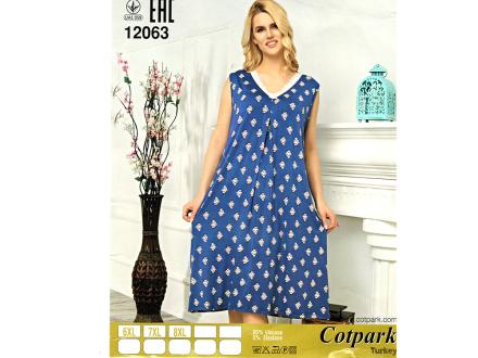 Ночная сорочка на лямках 12063