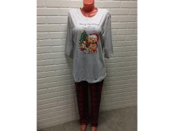 Домашний костюм футболка длинный рукав+брюки 96