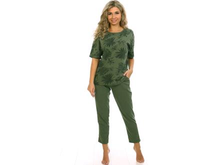 Домашний костюм футболка + бриджи ТК-2661