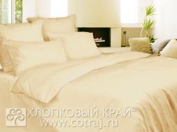 КПБ (Дуэт; сатин ПРЕМИУМ; 4 нав.; 1) 1004 Кремовый