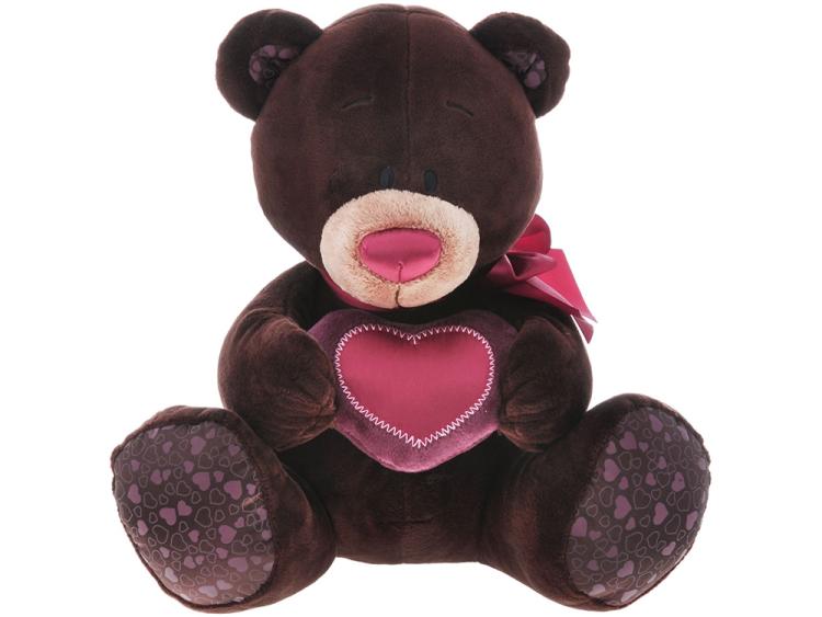 Подушка игрушка Медвежонок с сердечком