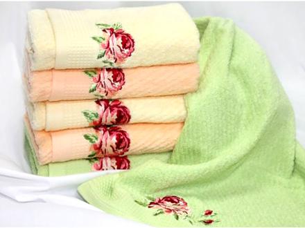 Полотенце Розочки 48*96 Китай (12шт)