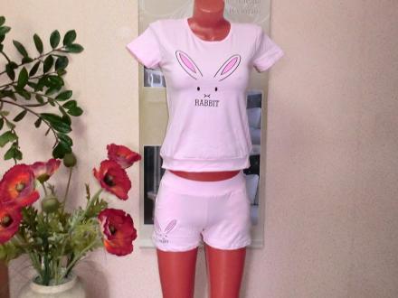 Домашний костюм футболка + шорты ТК-382