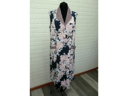 Халат трикотажный на пуговицах Аниса