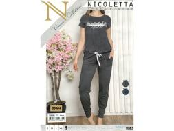 Домашний костюм футболка + брюки 90484