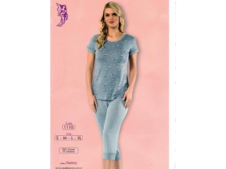 Домашний костюм футболка+бриджи 1110