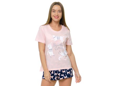 Домашний костюм футболка + шорты 2396