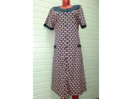 Халат трикотажный на молнии батал