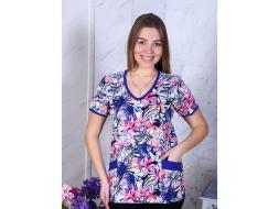 Футболка Лиана короткий рукав с карманами