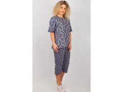 Домашний костюм футболка + бриджи  ТК-1233