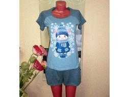 Домашний костюм футболка + шортыТК 1194