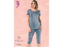 Домашний костюм футболка+бриджи 1327