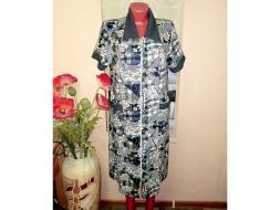 Халат трикотажный на молнии Влада