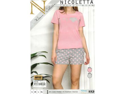 Домашний костюм футболка +шорты 60152