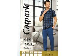 Домашний костюм футболка + брюки мужские 545 В