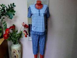 Домашний костюм футболка + бриджи 4020
