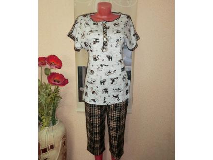 Домашний костюм  футболка +бриджи 642