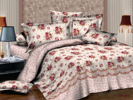 ПР-355 КПБ Райтекс Поплин 2,0 спальный (100%хлопок) 175*215 НА МОЛНИИ