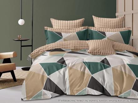 СР-58 КПБ Райтекс Сатин 2,0 спальный (100%хлопок) 175*215 НА МОЛНИИ