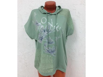 Футболка с капюшоном 8808