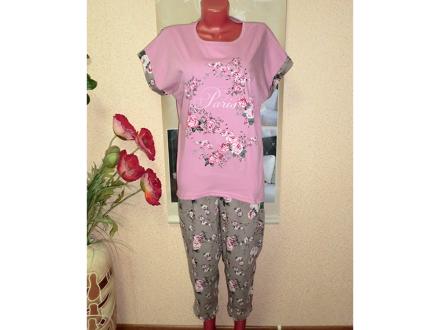 Домашний костюм футболка + бриджи 117