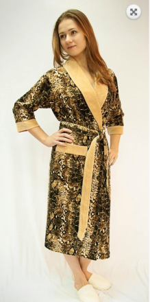 Халат Nusa XL 15115 женский питон дл