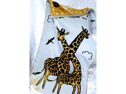 Полотенце лен Жираф 34*78 арт.7009