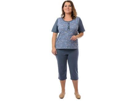 Домашний костюм  футболка +бриджи КД-063