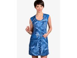 Халат трикотажный на молнии Романтика