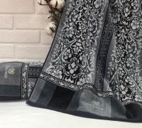 Полотенце BOLANGDE Mesoni Индийская набойка серая 70*140 баня 3025