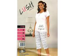 Домашний костюм футболка+бриджи 7748